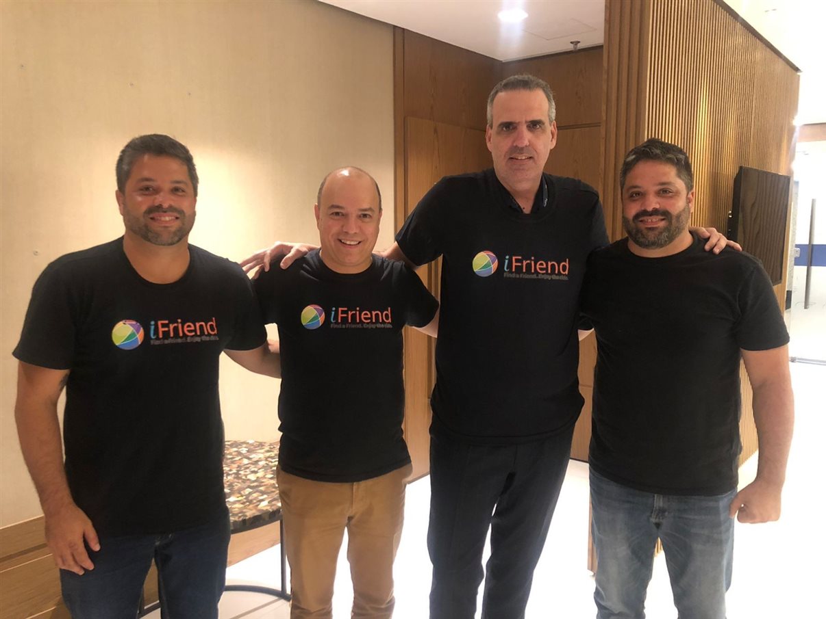 Bruno Leão, CFO na iFriend, Leonardo Brito, CEO na iFriend, Marcelo Cohen, CEO na BeFly e Diogo Leão, CIO na iFriend