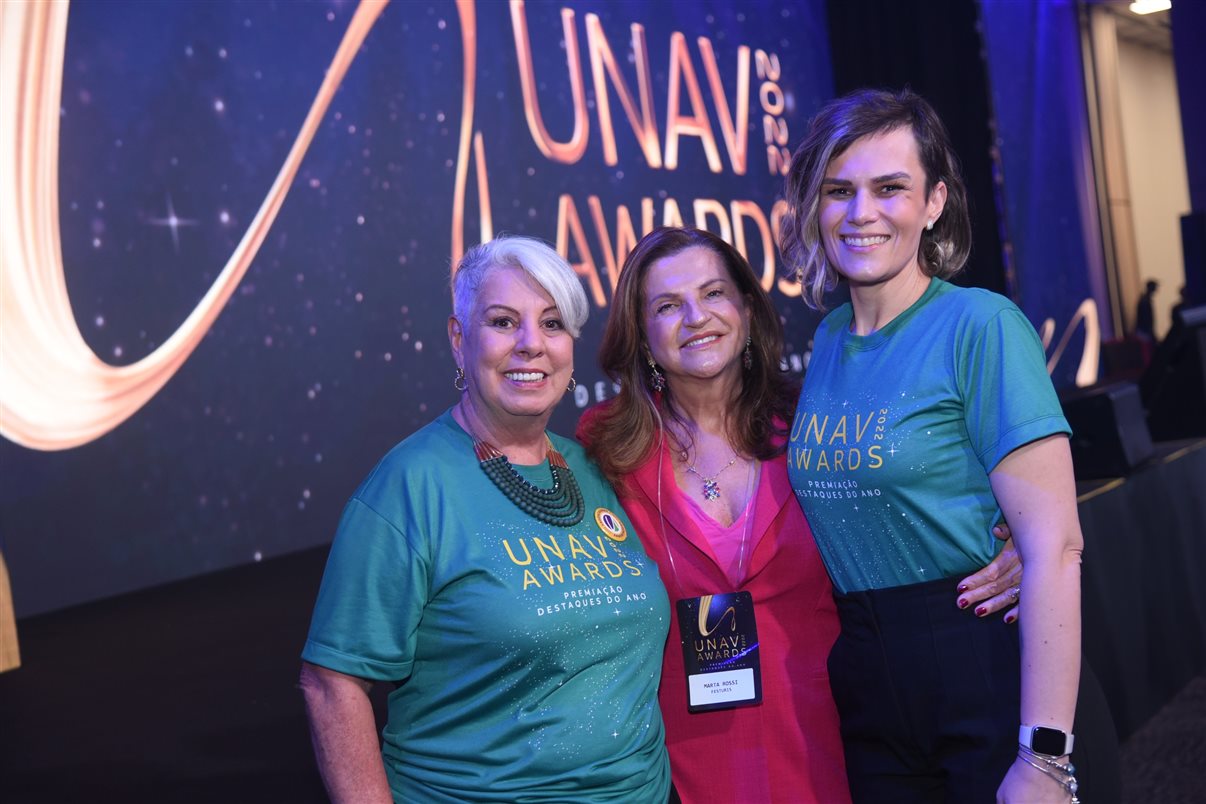 Ines Melo (Unav), Marta Rossi (Festuris) e Fanny Gottschalk (Unav)