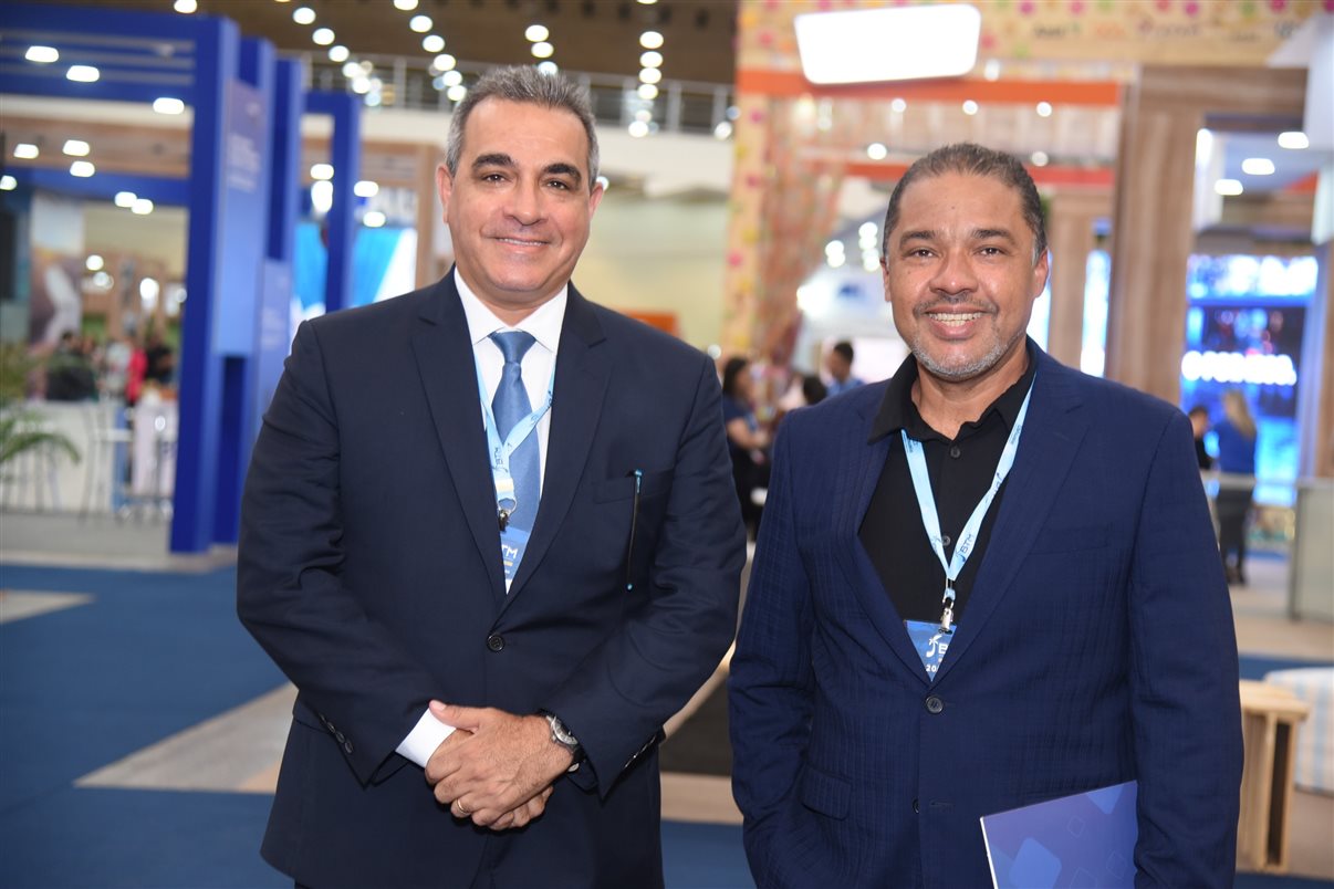 Breno Mesquita e Cláudio Júnior, diretores da BBC, empresa que promove o BTM - Brazil Travel Market