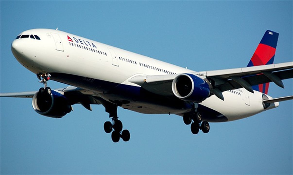 Voos diários da Delta entre SP e NY serão operados pelas aeronaves Airbus 330-300, com capacidade para 293 passageiros