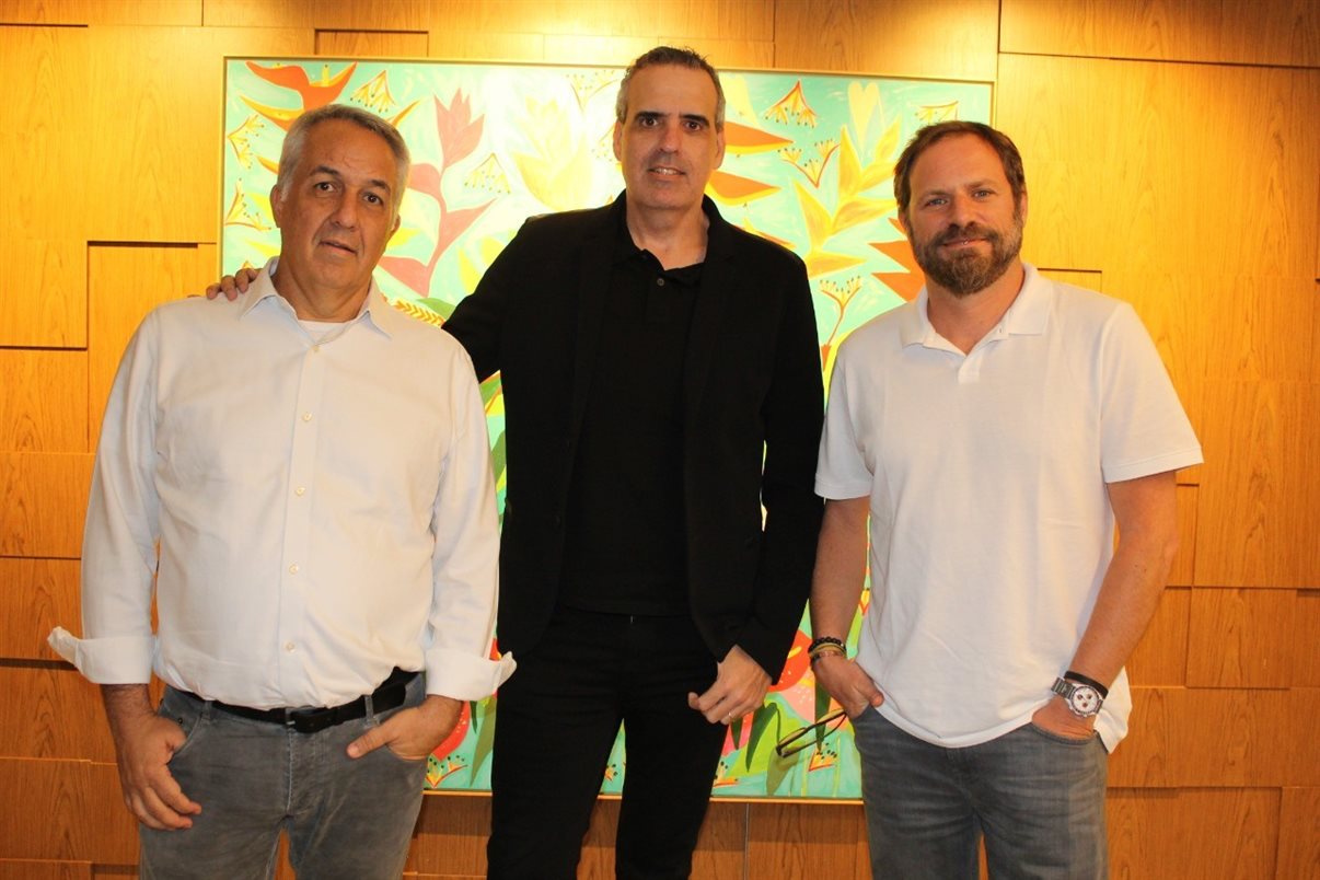Sylvio Ferraz, Marcelo Cohen e Luti Guimarães, da BeFly