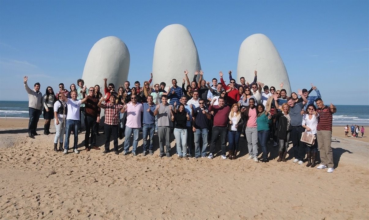 Uma das viagens de incentivo realizada pela Pluralis Mice para Punta Del Este, no Uruguai
