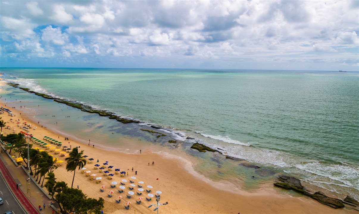 Praia de Boa Viagem, no Recife