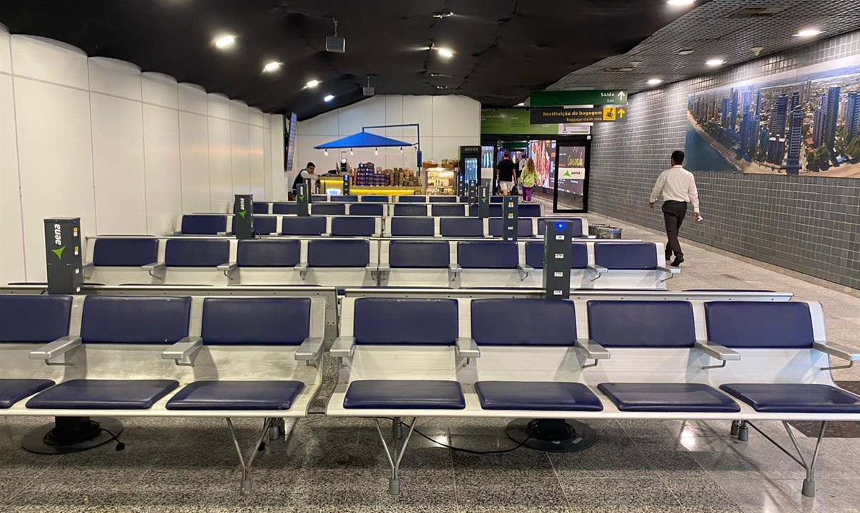 A inauguração faz parte da série de melhorias que a Aena Brasil está promovendo no aeroporto desde que assumiu a gestão, em março de 2020