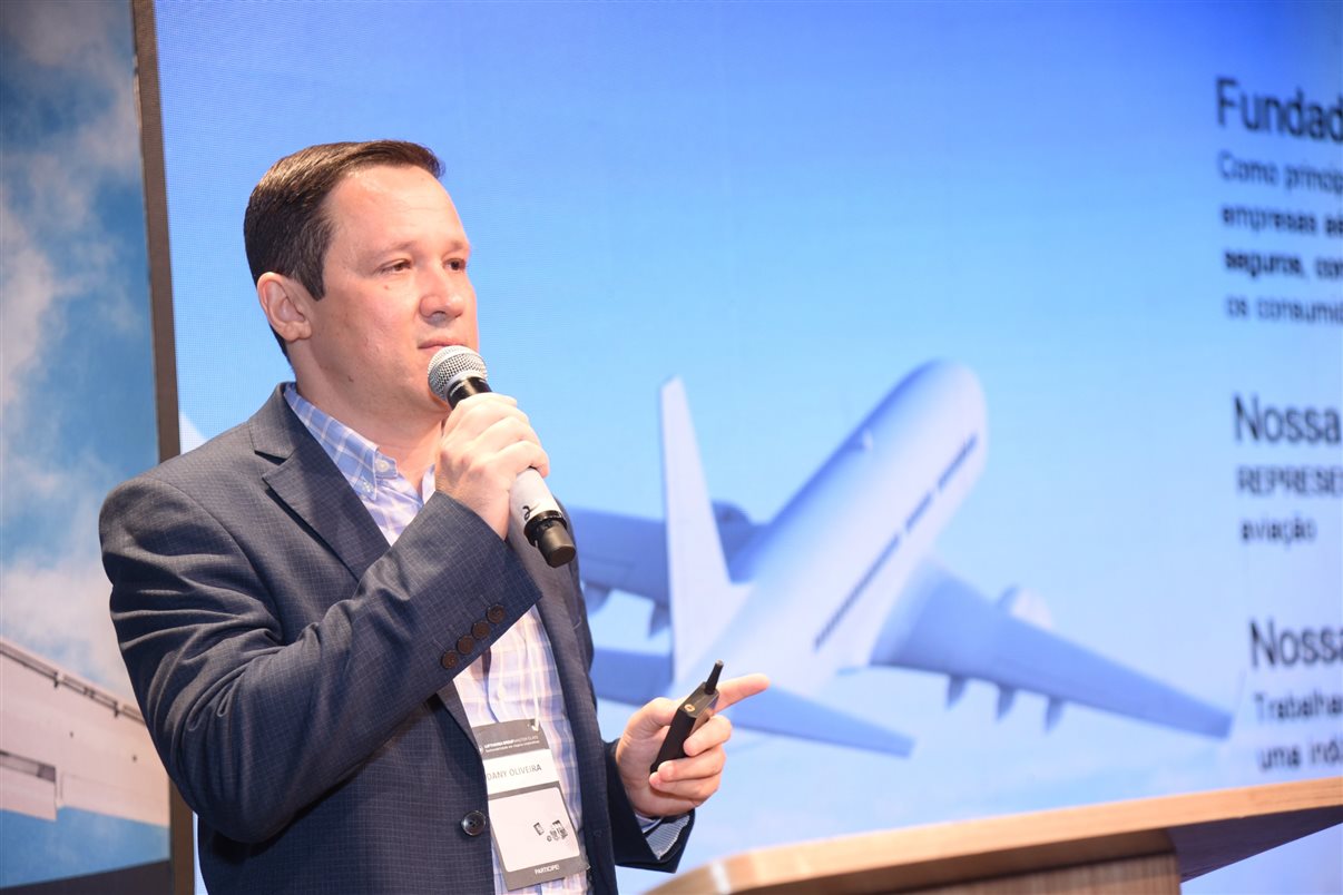 Dany Oliveira, country director da Iata no Brasil, no Lufthansa Group Master Class 2022