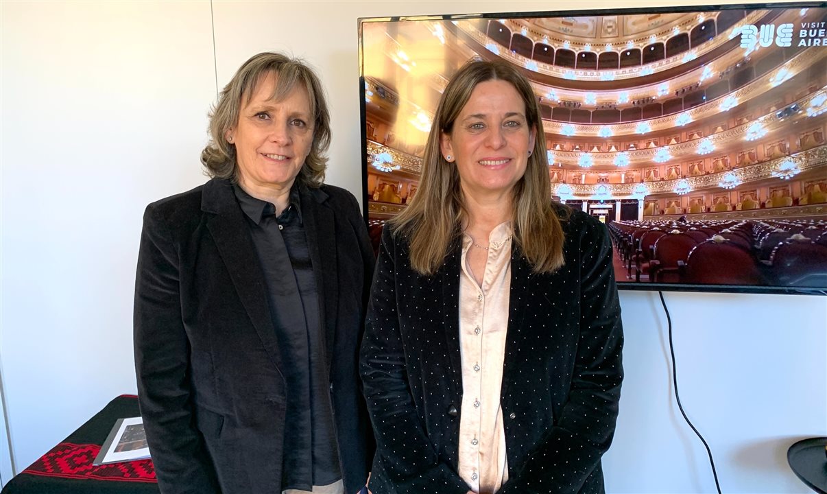 María Laura Pierini e Karina Perticone, do Visit Buenos Aires