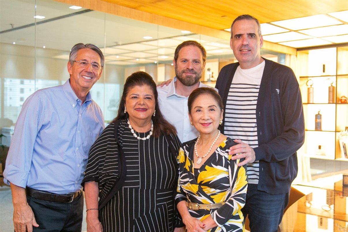 Eloi Oliveira, Luiza Helena Trajano, Luti Guimarães, Chieko Aoki e Marcelo Cohen