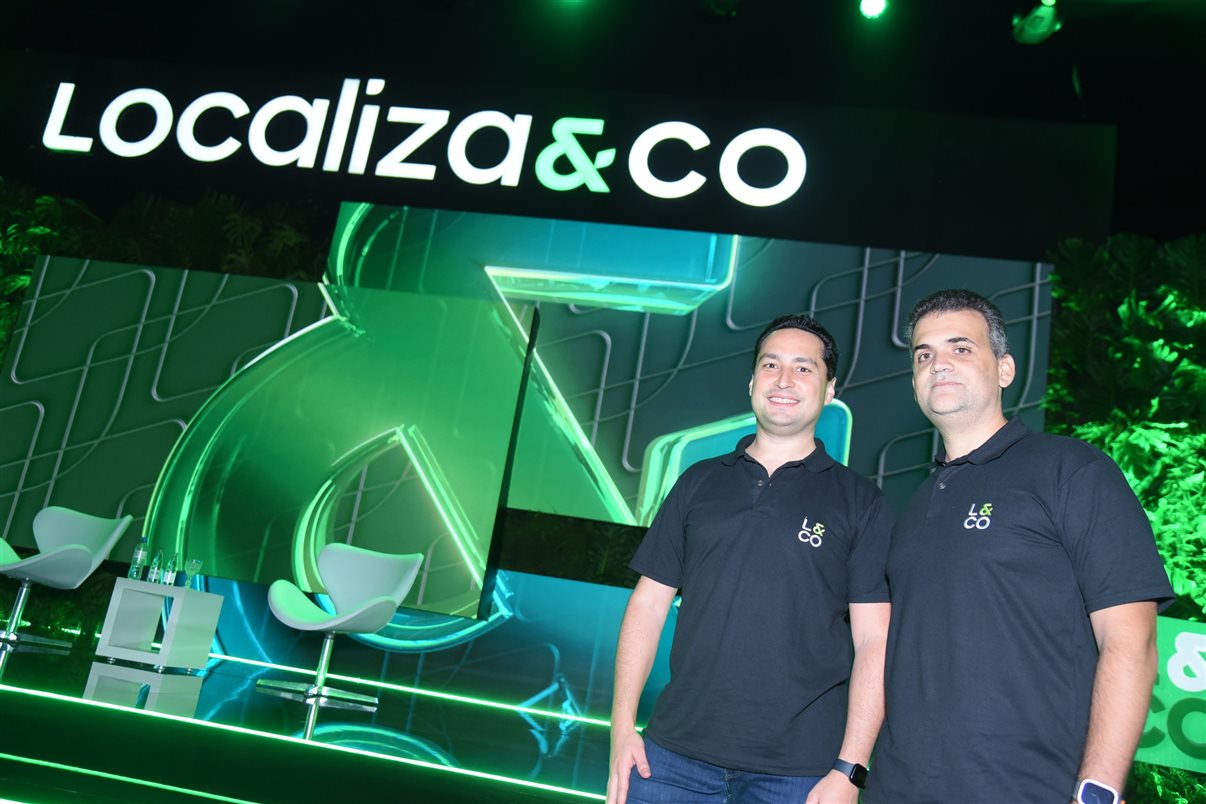 Bruno Lasansky e Rodrigo Tavares, CEO e CFO da Localiza & Co, respectivamente