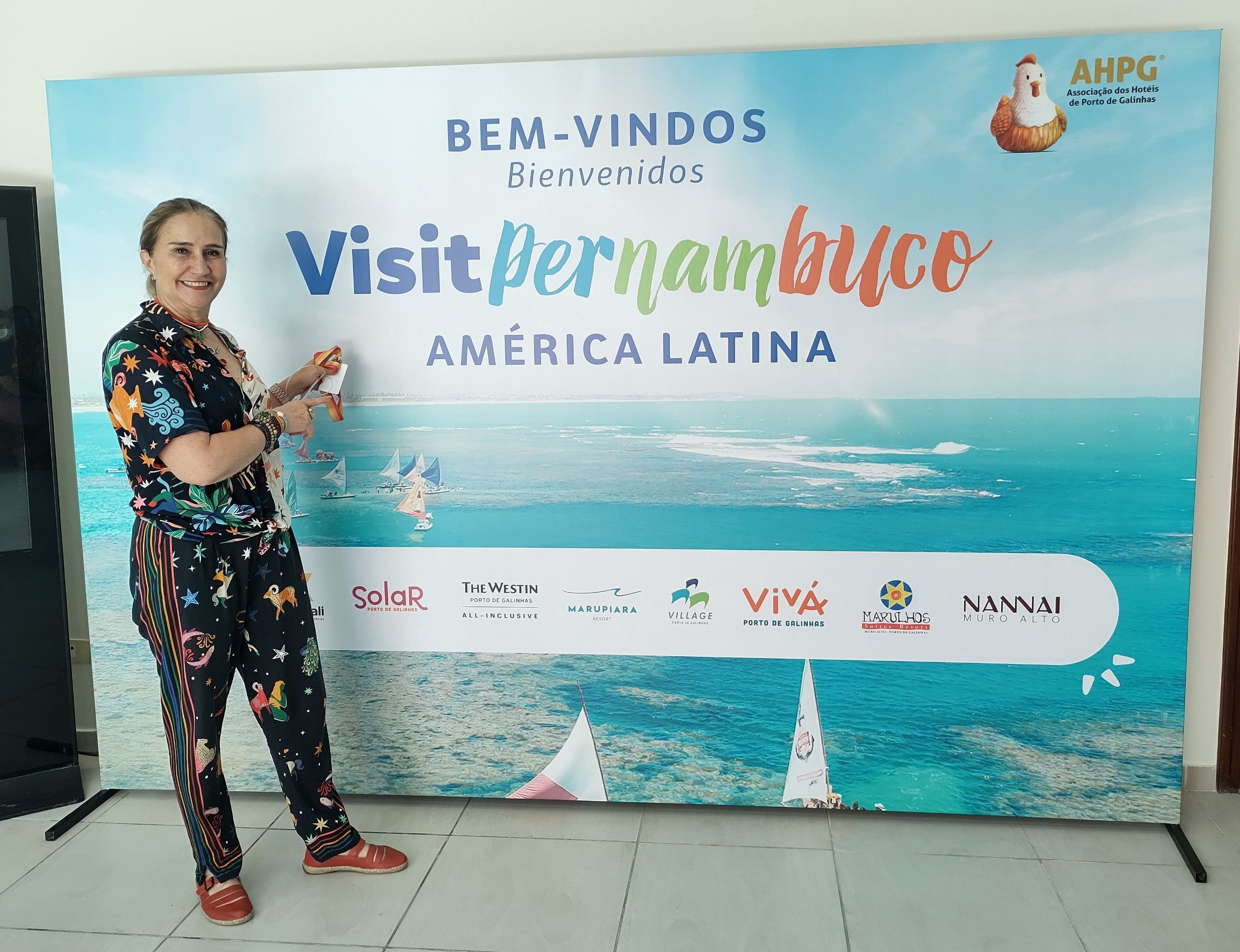 Valéria Gordilho no Summit Visit Pernambuco