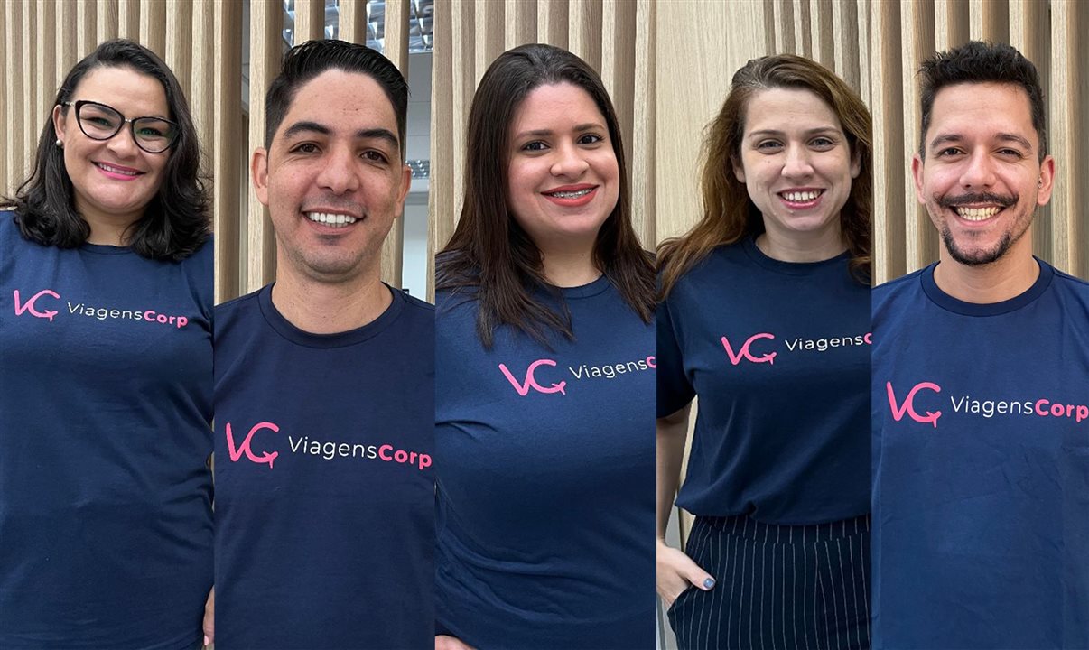 Ana Lígia Bonafé, Élcio Cattin, Mayara Santos, Stephanie Pereira e Sérgio Dias reforçam o time da ViagensCorp