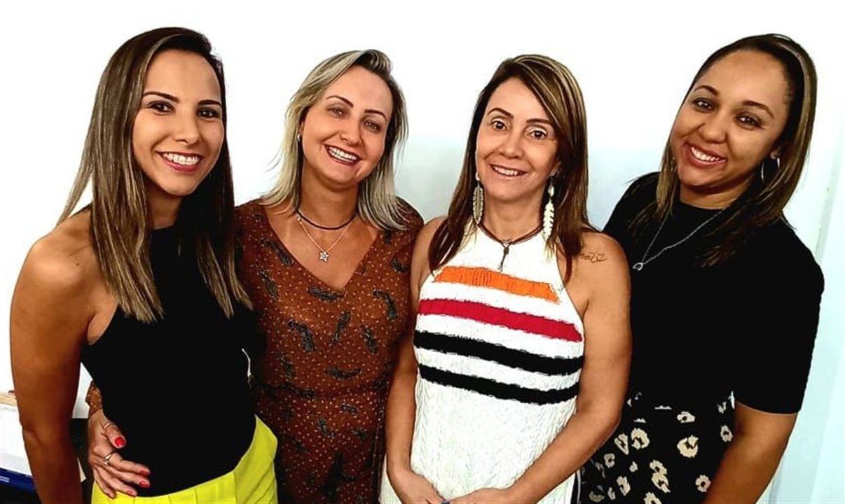 Daniela Amorim, Ana Claudia Motta, Marcia Souza (gestora da BRT Rio de Janeiro) e Nayara Utrini