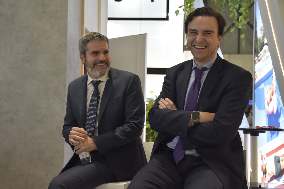 Jesús Sobrino e Abel Matutes Prats, CEO e presidente do Palladium Hotel Group respectivamente