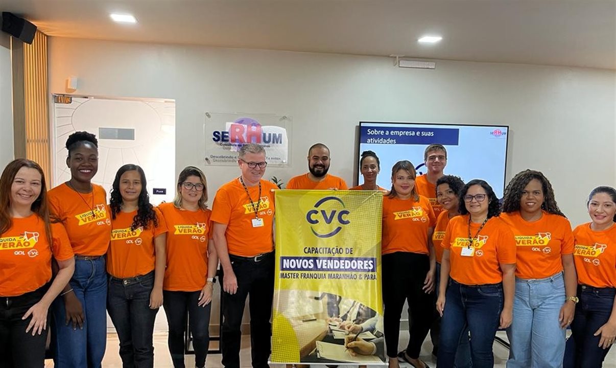 As 15 vagas abertas pela CVC no Maranhão vão trabalhar nas 7 lojas da marca no Estado