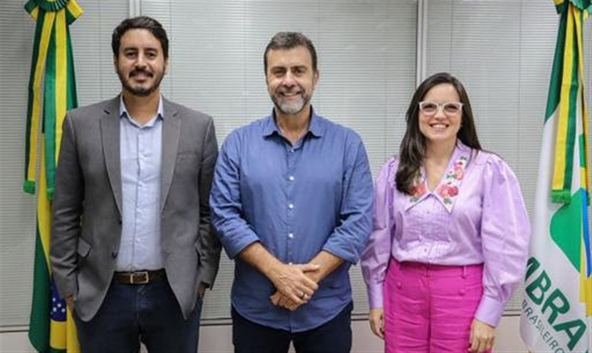 Roberto Gevaerd, Marcelo Freixo e Jaqueline Gil