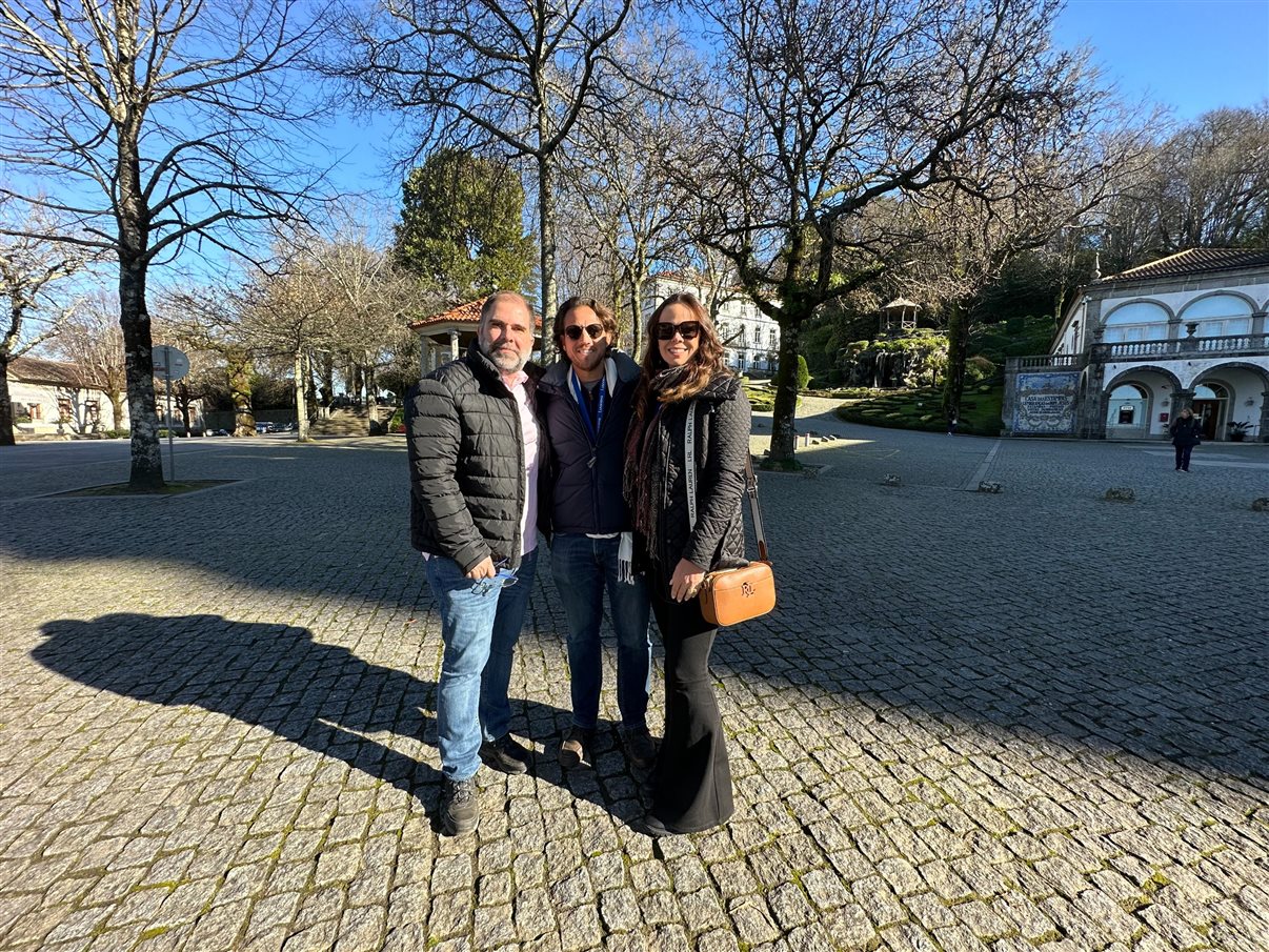 Sérgio Vianna (Lusanova), Fábio e Letícia Seixas (Blitztur)