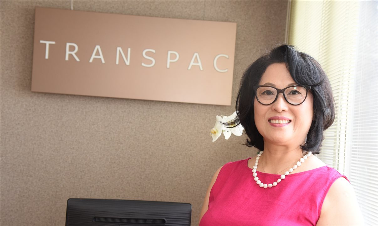 A diretora executiva da Transpac, Lilian Hwang