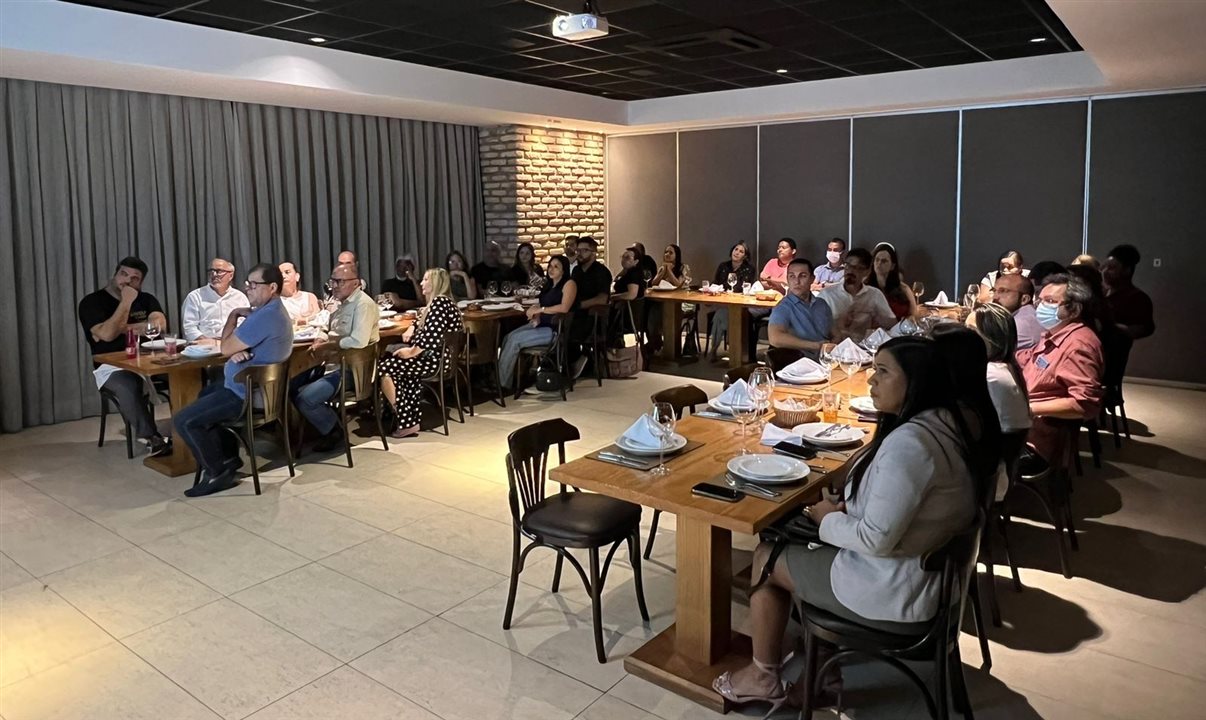 O evento aconteceu no restaurante Coco Bambu 