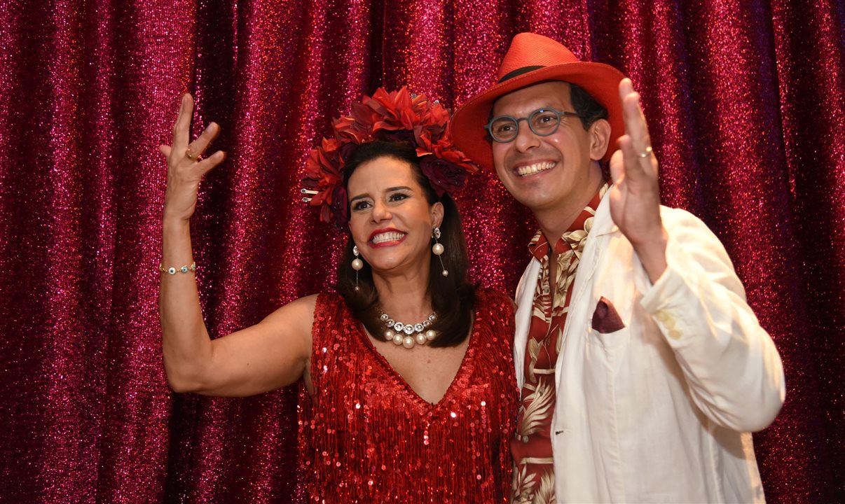 Narcisa Tamborindeguy e Netto Moreira, gerente geral do Fairmont Rio