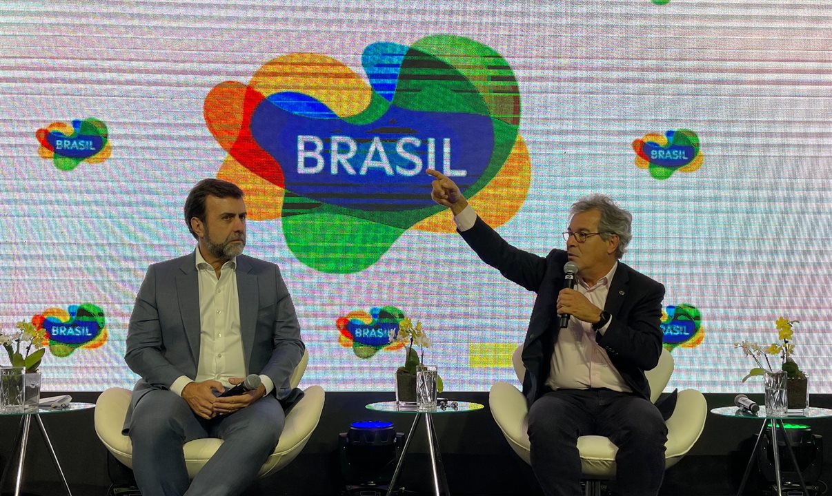 Marcelo Freixo, da Embratur, e Jorge Viana, da Apex