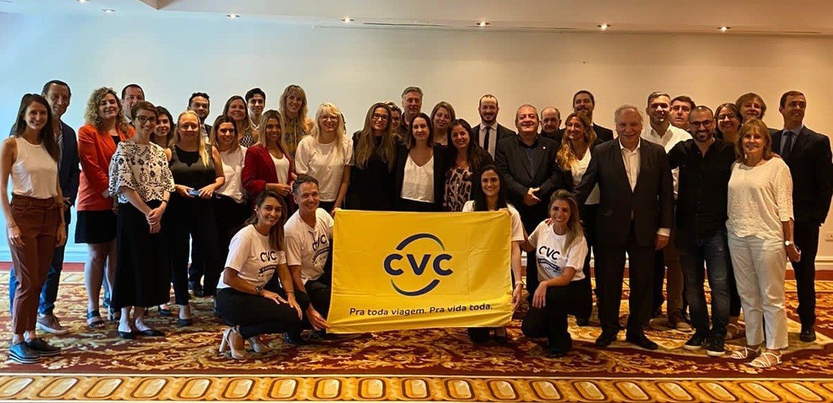 Executivos da CVC Corp e convidados