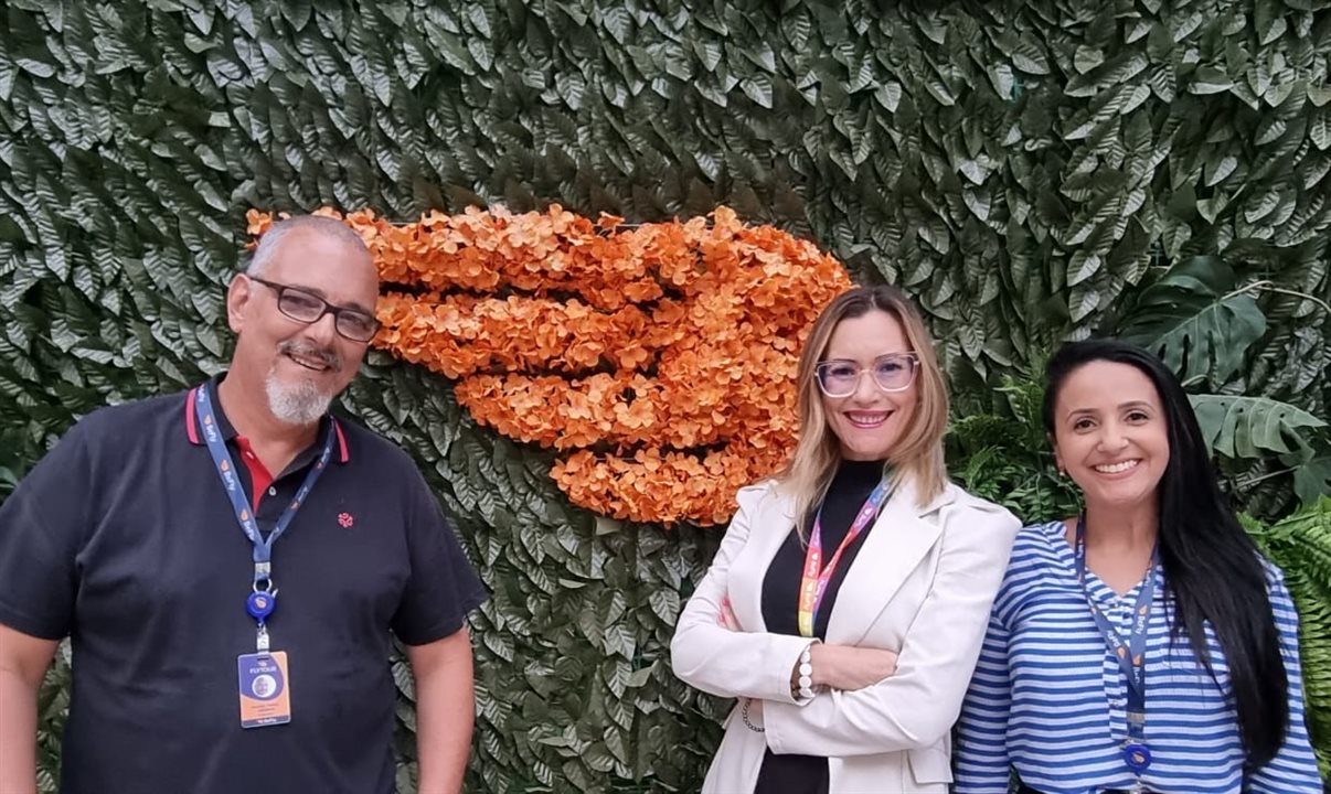 Arnaldo Taddei, Geliane Gomes e Loreley Barbosa, da Flytour