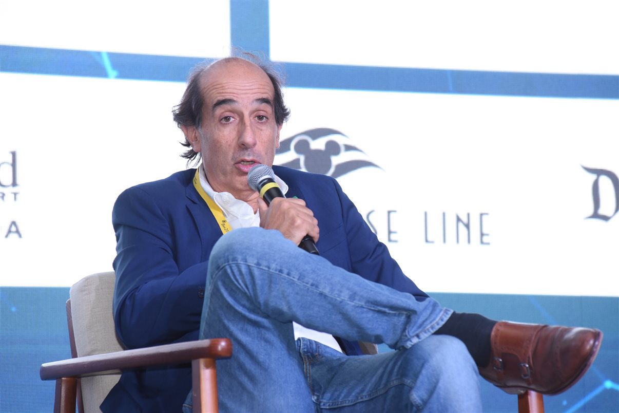Damián Scokin, CEO da Decolar, no Fórum PANROTAS 2023