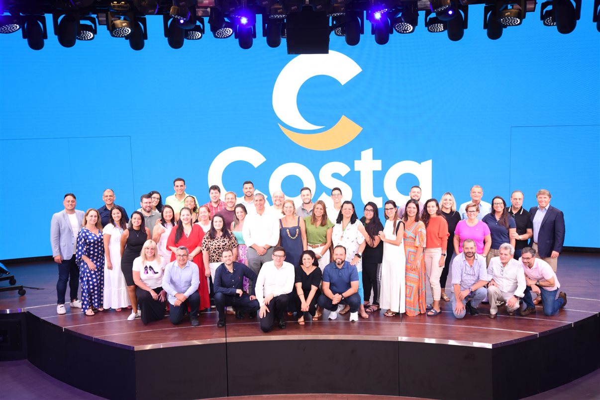 A Costa Cruzeiros convidou cerca de 60 profissionais para participar da Convenção Internacional