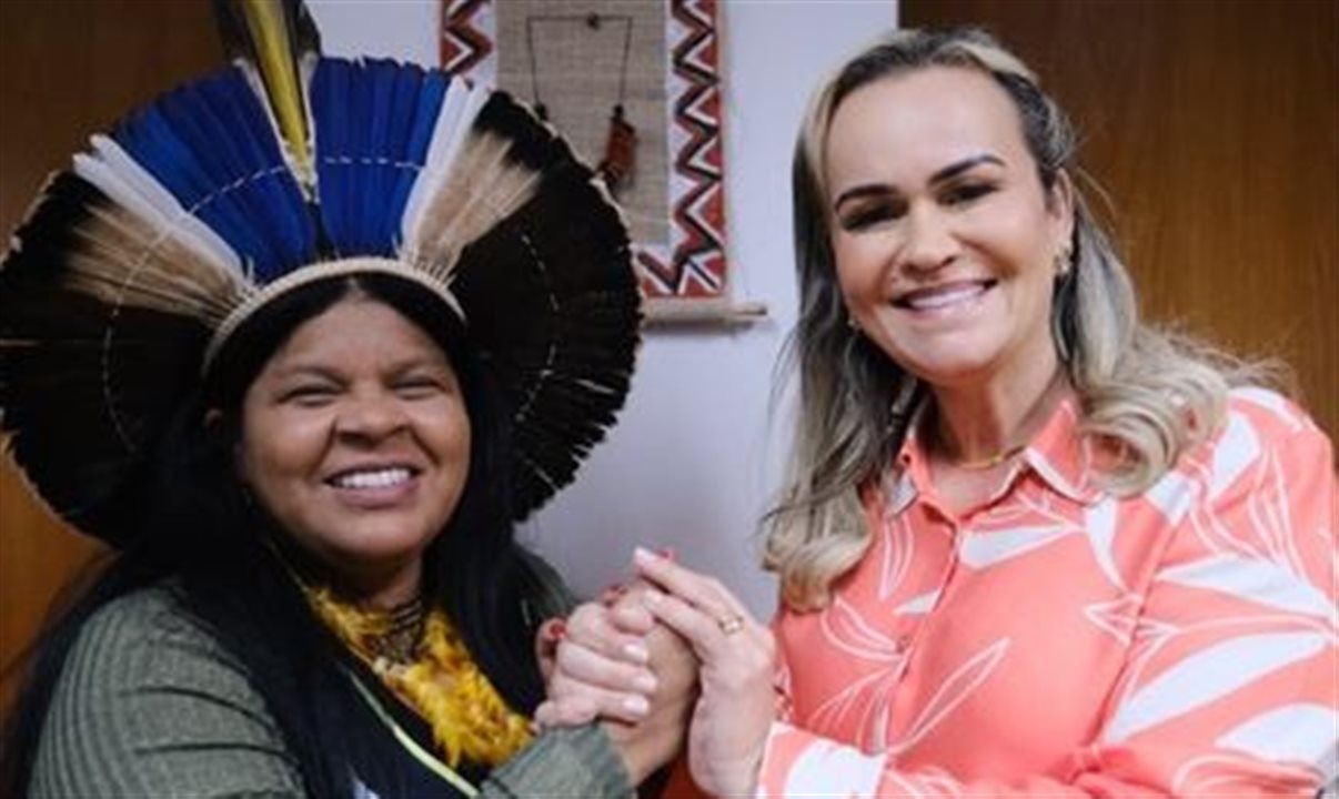 Ministras dos Povos Indígenas, Sonia Guajajara, e do Turismo, Daniela Carneiro