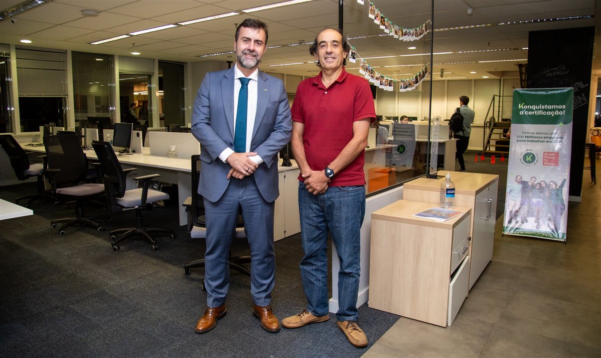 O presidente da Agência, Marcelo Freixo, foi recebido ontem (23), na capital paulista, pelo CEO da Decolar, Damián Scokin.