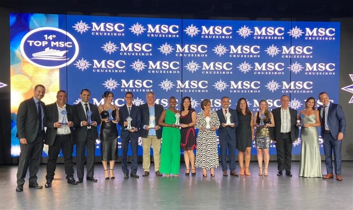 MSC reuniu 480 convidados e reconheceu suas agências de viagens parceiras a bordo do MSC Seashore