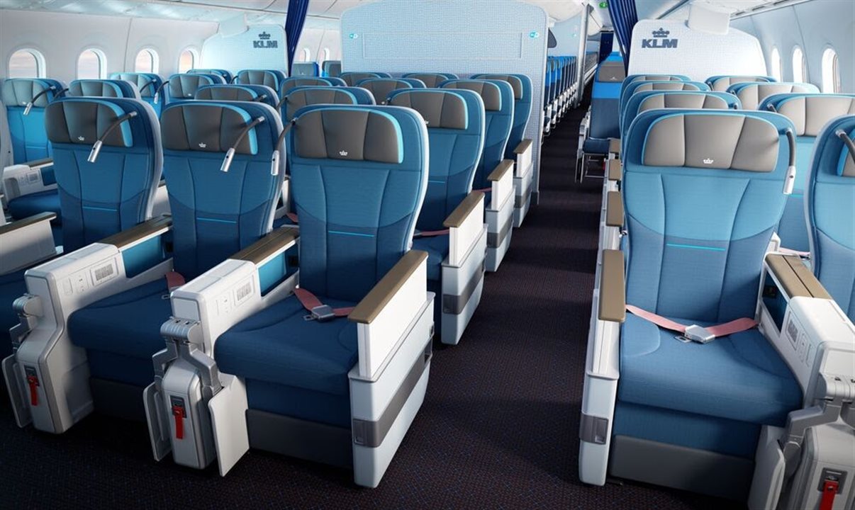 Nova classe de serviço da KLM conta com até 28 assentos