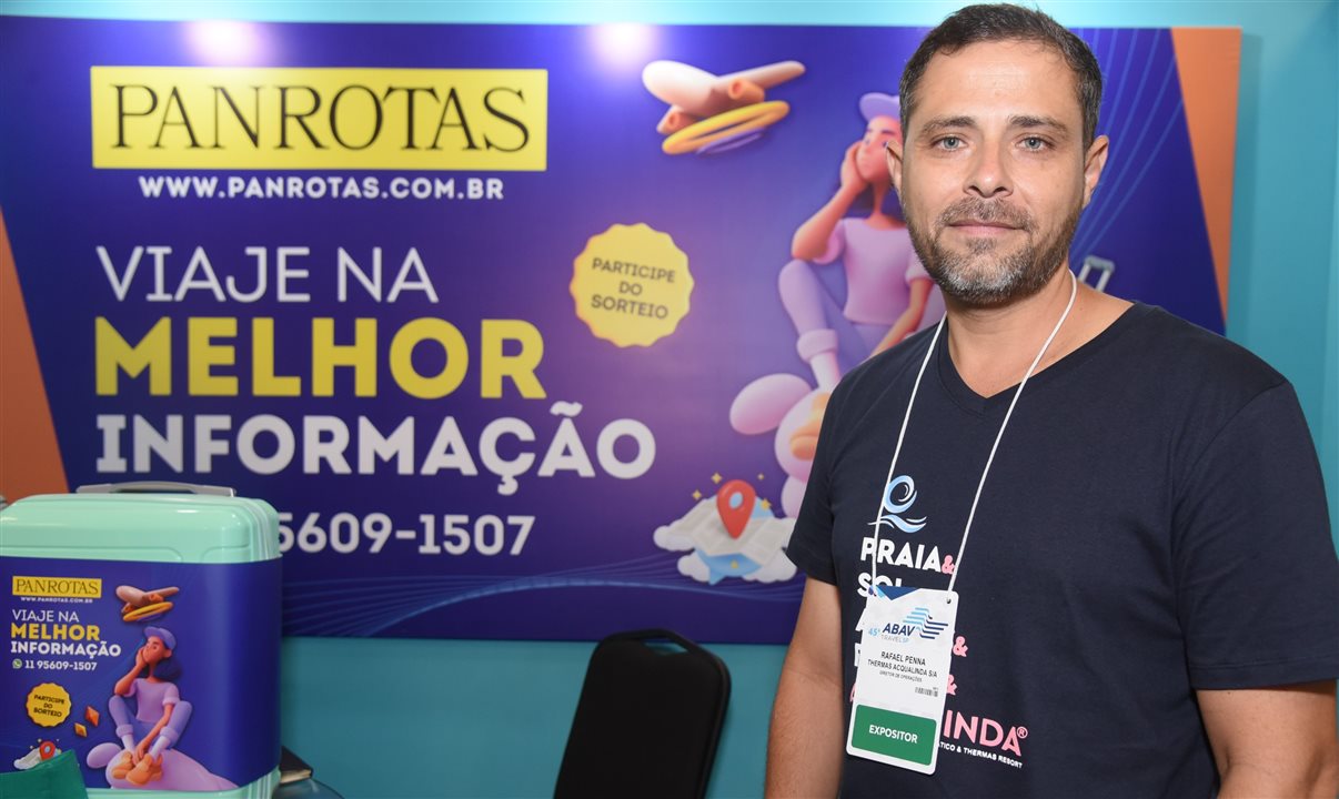 O diretor de Operações do Thermas Acqualinda, Rafael Penna.