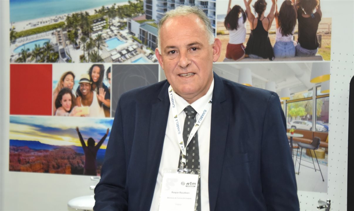 Roque Baudean, diretor de Turismo do Uruguai, na WTM Latin America 2023