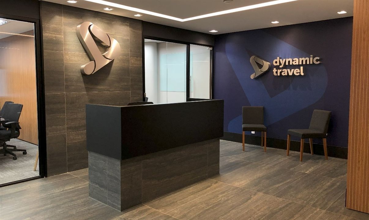 Com 400metros quadrados, o novo escritório da Dynamic Travel ocupa um andar quase completo  