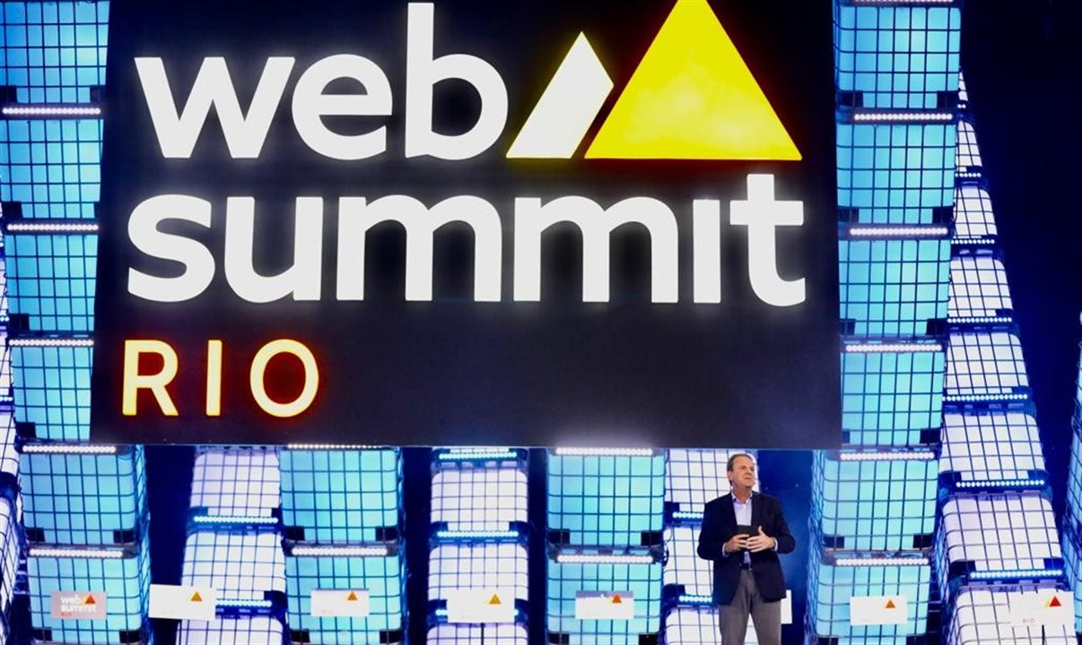 Eduardo Paes, prefeito do Rio, abre o Web Summit Rio 2023