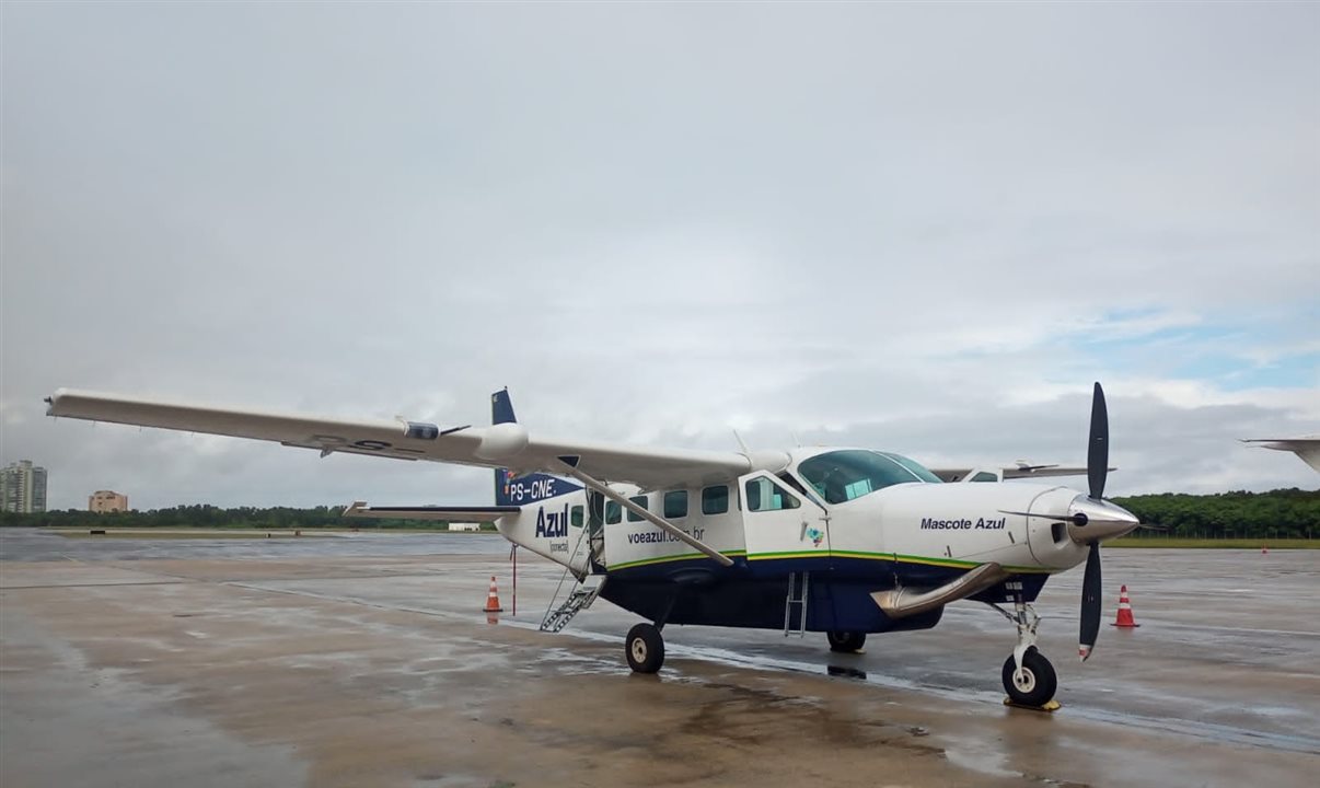 Os voos acontecerão diariamente, por meio das aeronaves Cessna Grand Caravan, da Azul Conecta