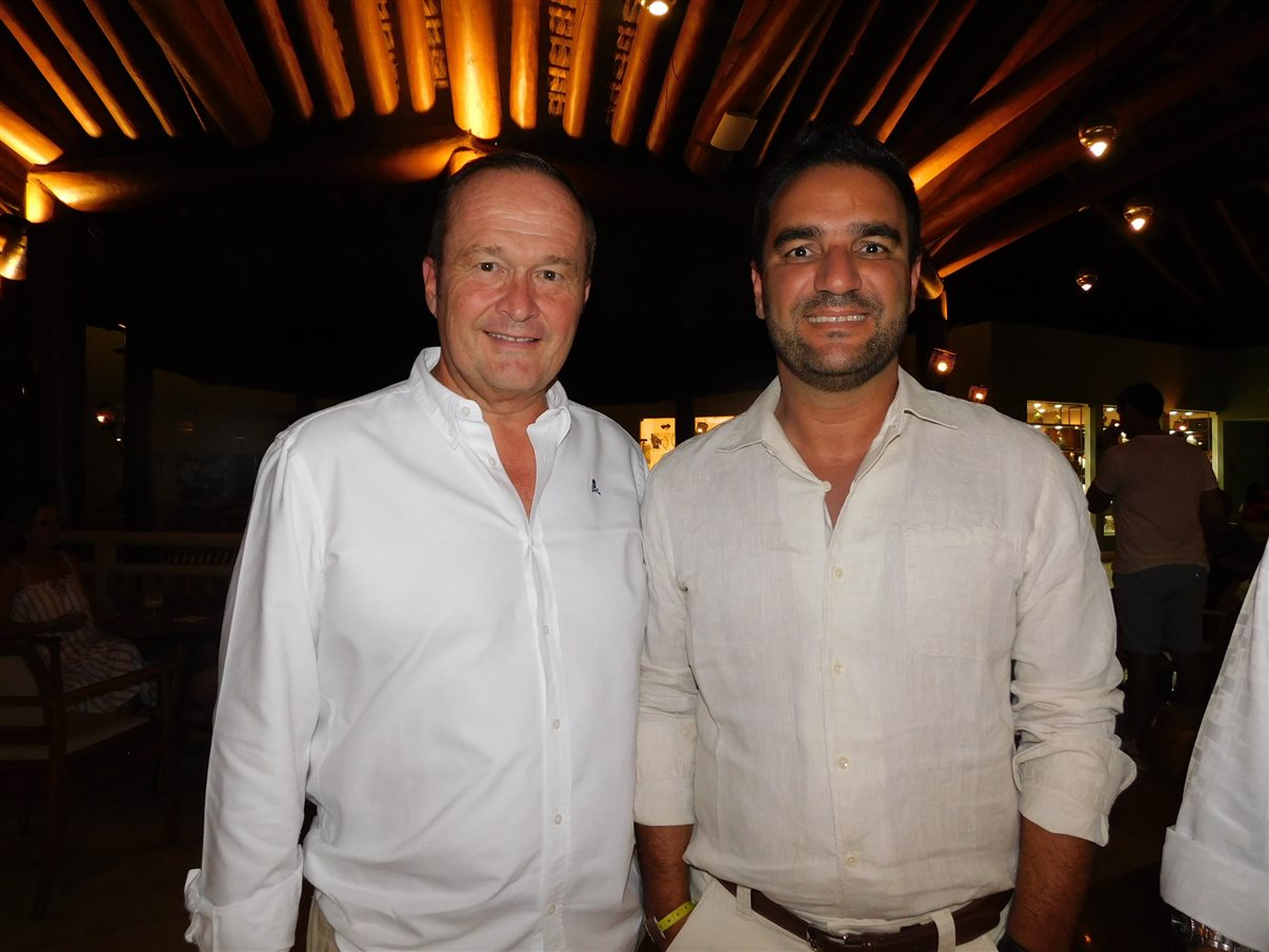 Alessandro Barros y Diego Neves (ambos de CVC Corp)