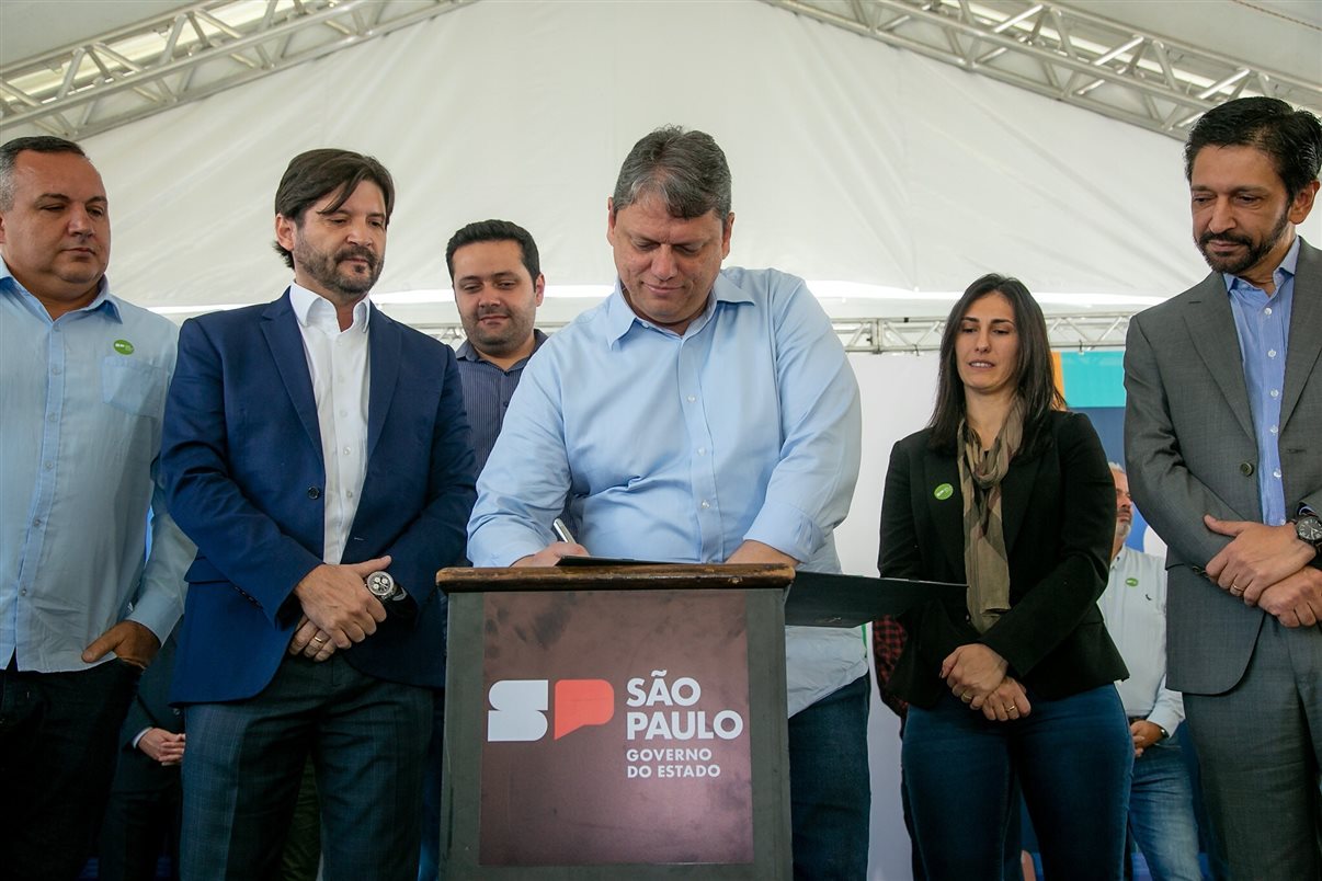 Governador Tarcísio Gomes de Freitas anuncia investimentos durante o Dia Mundial do Meio Ambiente