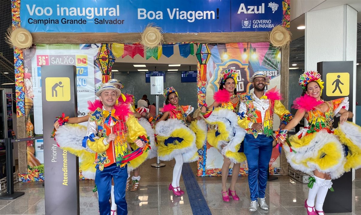 Aeroporto de Campina Grande recebeu celebração da expansão da atuação da Azul