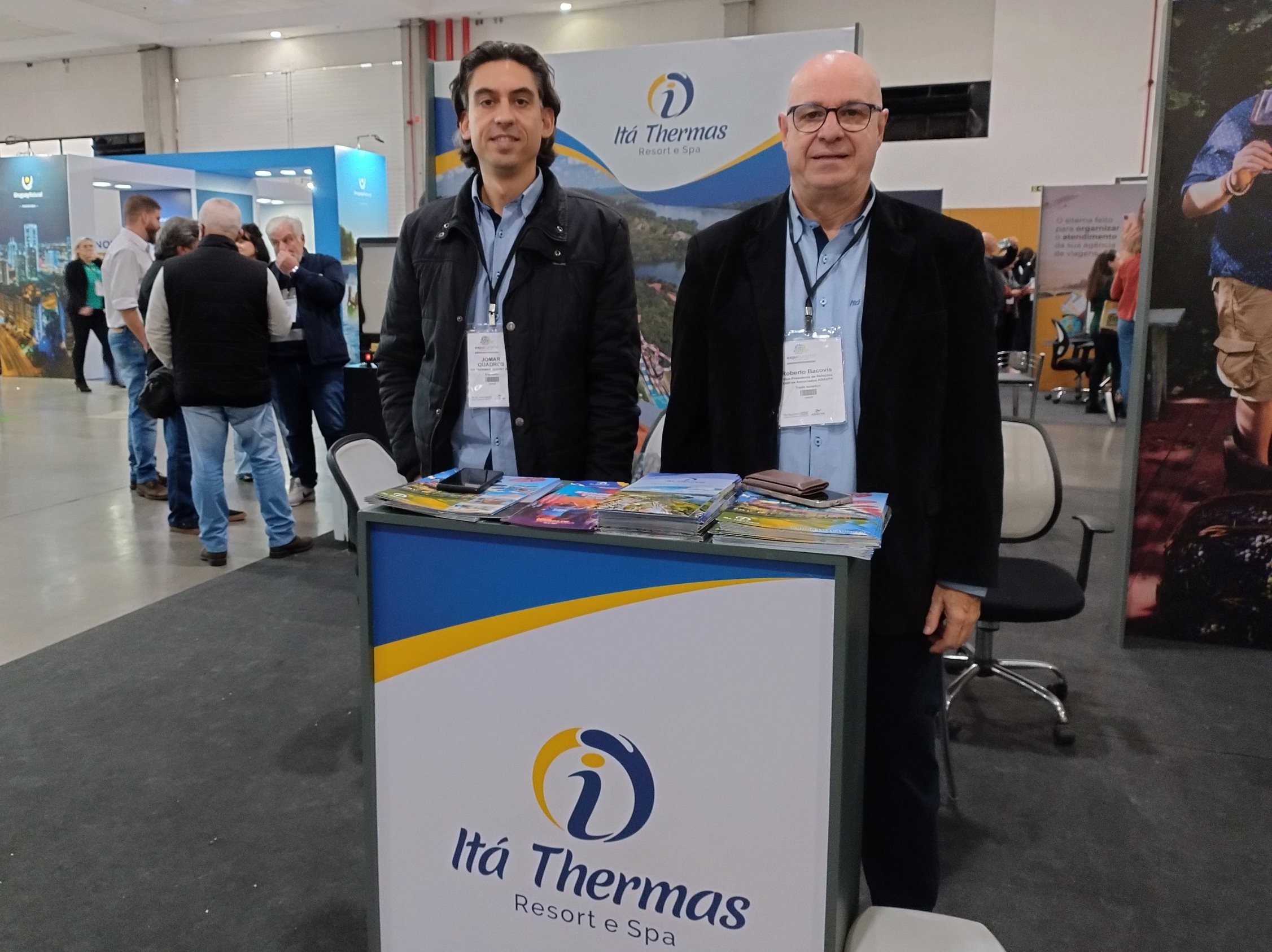 Jomar Quadros, Ejecutivo de Cuentas, y Roberto Bacovis, Gerente Comercial de Itá Thermas