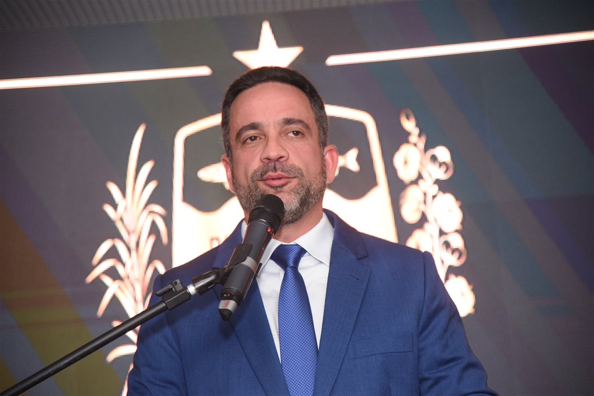 Governador Paulo Dantas em evento de lançamento do escritório de negócios de Alagoas em São Paulo