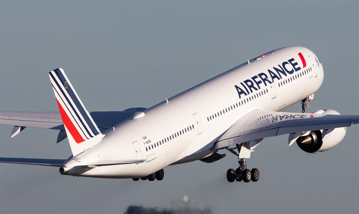 Air France encomendou 41 Airbus A350-900s, que estão sendo entregues gradativamente