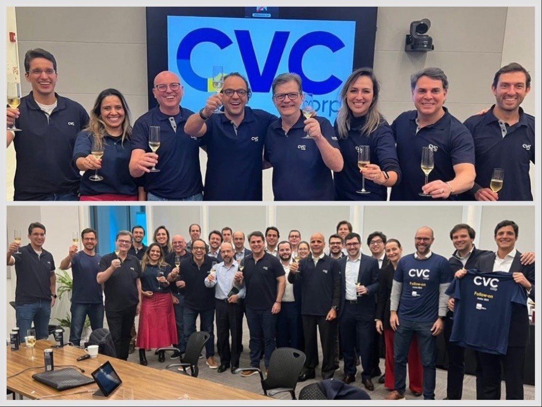 Fábio Godinho e diretores da CVC Corp celebram sucesso da operação, importante passo na reestruturação da companhia