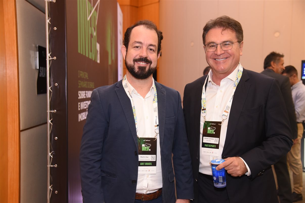 Martín Diaz, da Adit Brasil, e Vinicius Lummertz, do Grupo Wish