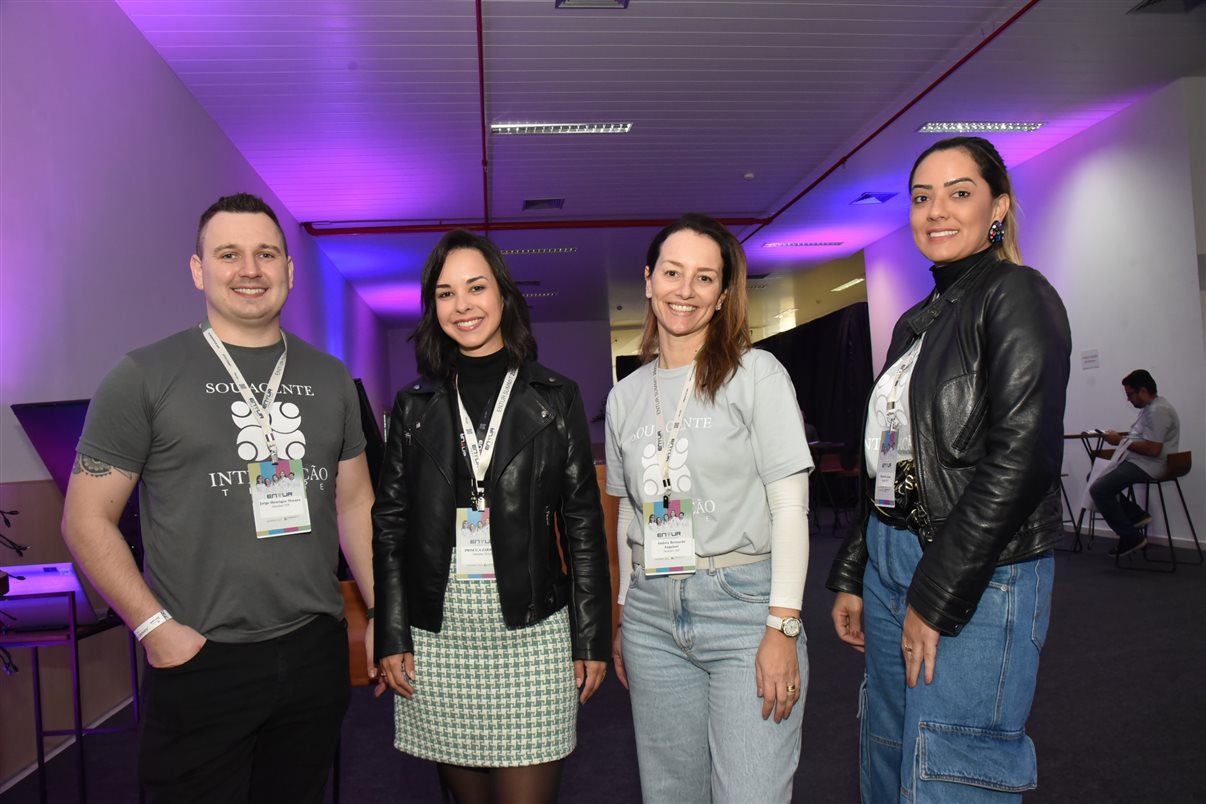 Jorge Henrique Moraes, Priscila Zarichta, Andrea Angeloni e Alynne de Lucena, do Integração Trade