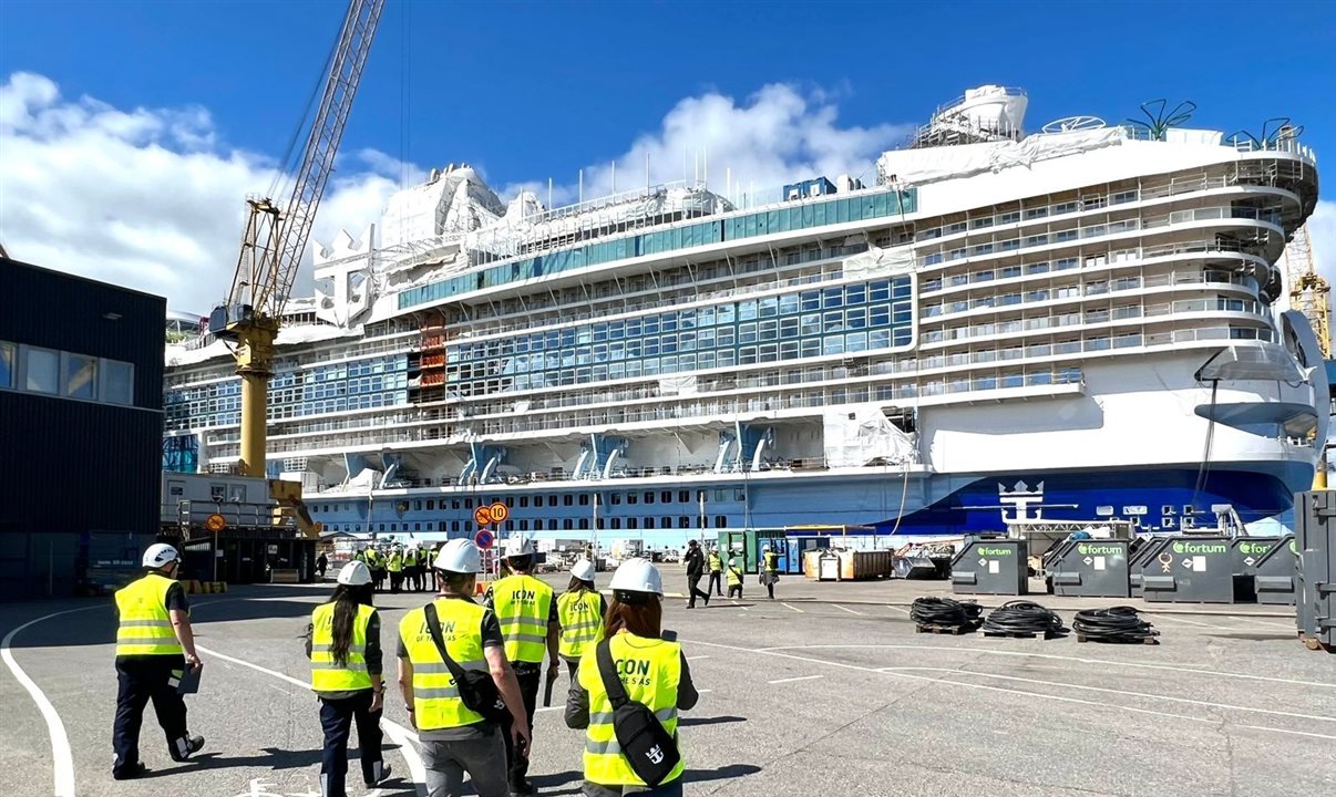 Icon of the Seas está em construção na Finlândia