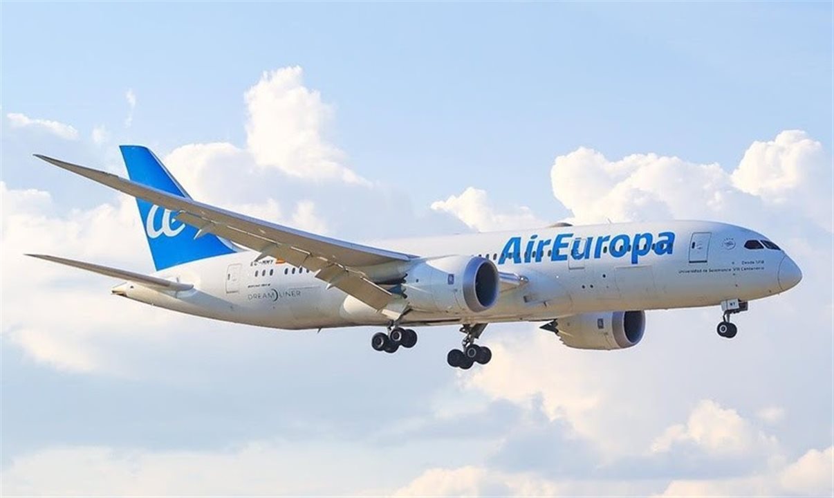 Air Europa opera a rota Salvador-Madri há 20 anos