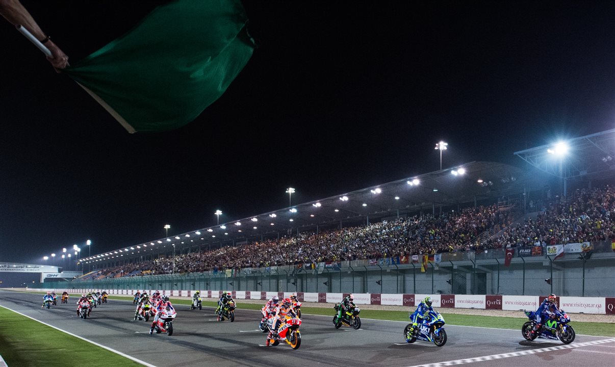 A corrida do MotoGP de 2023 será realizada no Circuito Internacional de Lusail, que fica nos arredores de Doha, a capital do Catar