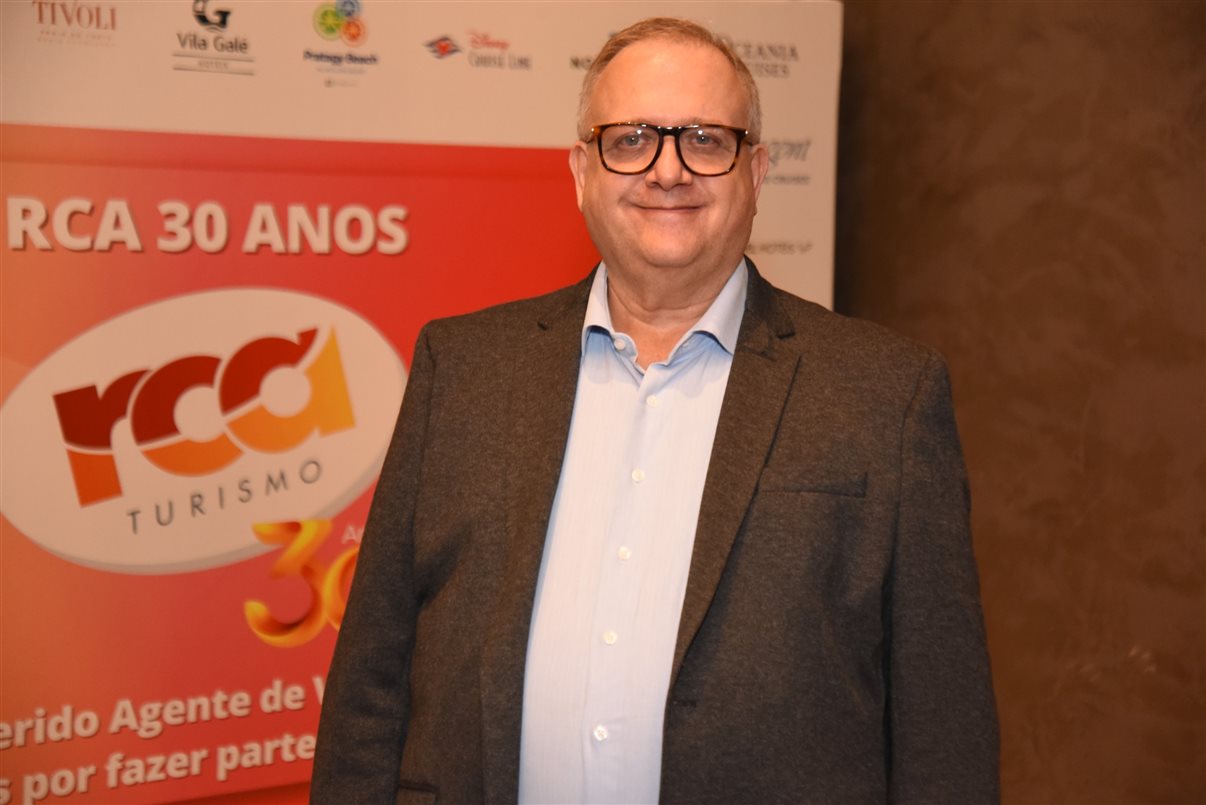 Rodolpho Gerstner, fundador e presidente da RCA Turismo, na festa de 30 anos da empresa