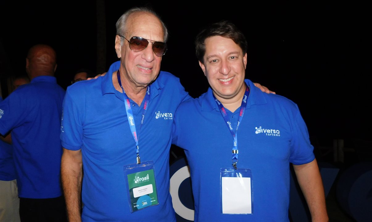 Arnaldo Franken, CEO do Grupo Arbo, e Charles Franken, diretor da Diversa Turismo